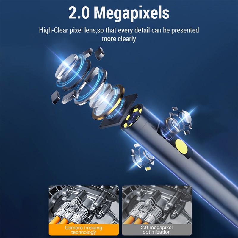 Handheld Industrial Endoscope 4.3 Inch High Clear Screen Borescope Camera