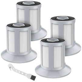 4-Pack 2156A Replacement Vacuum Filter for Bissell Zing 2156 1665 1665W 2156E 16652 Zing Bagless Canister Vacuum Cleaner, Compare to Part 1613056