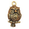 ZHIZHUO Owl Keychain, Copper Owl Figurine, Owl Key Chain, Key