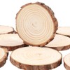Unfinished Natural Wood Slices 20 Pcs 3.5-4 inch Craft Wood