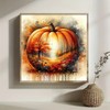 Pumpkin Leaf Tree Diamond Art Kits for Adults, 5D Autumn