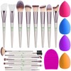 BESTOPE 18PCs Makeup Brushes Set BESTOPE with 4PCs Facial Brush