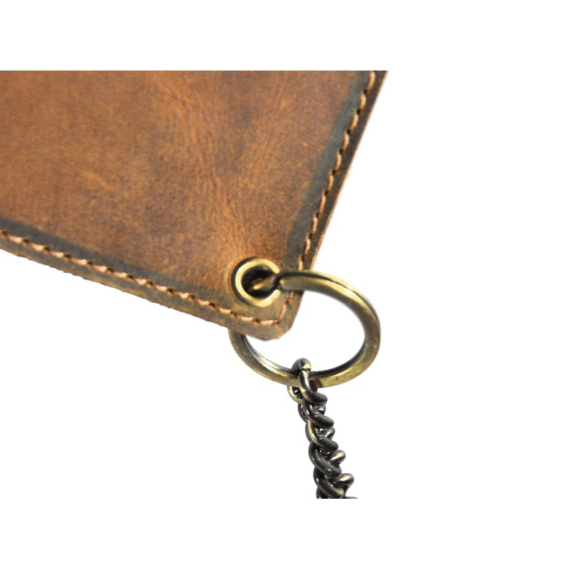 Jockey Club Biker Wallet with Chain and Removable Credit Card