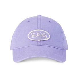 Von Dutch Men Women Dad Hat 100% Cotton Adjustable Cap, Purple, Unit size