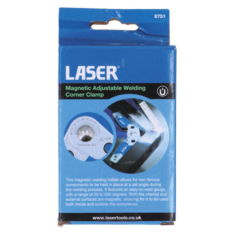 Laser 8751 Magnetic Adjustable Welding Corner Clamp