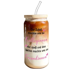 Farewell Gift Colleagues, Drinking Cup with Lid and Straw, Gifts for Colleague & Girlfriend for Birthday, Christmas, Thank You Gifts for Girlfriends, Farewell Colleague Job Change