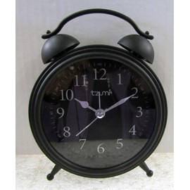 Seiko NEW ALARM CLOCK, TWIN BELL BY TZUMI -BATTERY-OPERA