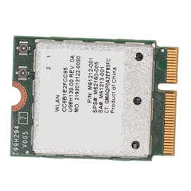 ciciglow QCNFA765 Drahtlose Netzwerkkarte, 2400 Mbit/s Dualband M.2 WiFi6 Netzwerkkartenadapter,5.2, f1r10 11