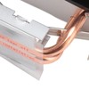 CPU Cooler Dual Heat Pipe 48CFM DC12V Quiet Operation Hydraulic