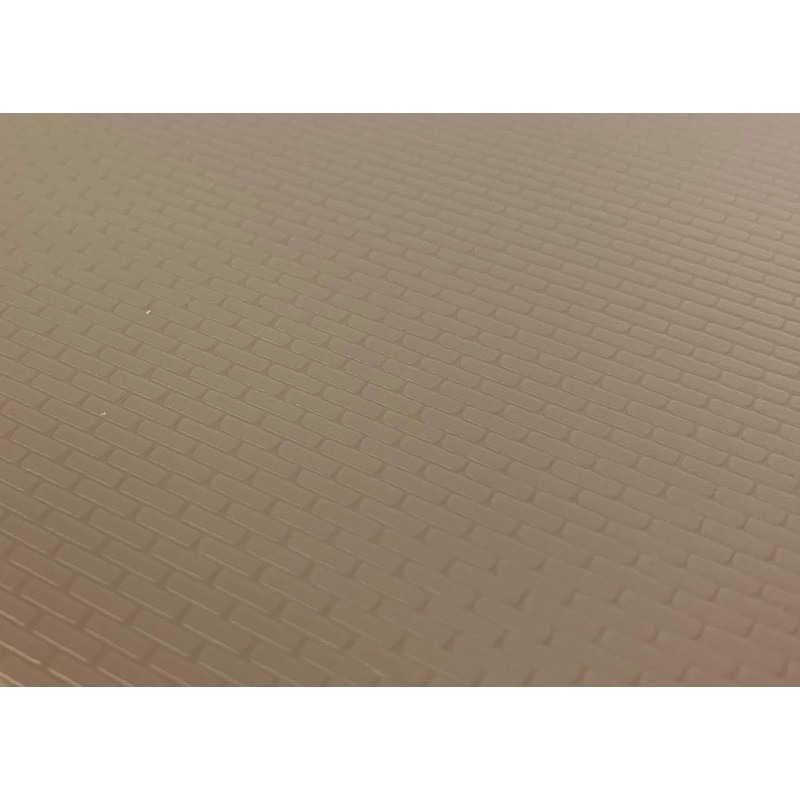 Slater's Plastikard 0406 7mm 'O' Gauge Brick Plastic Styrene Sheet