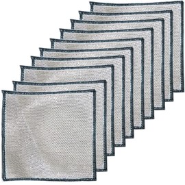 F8967 Non-Scratch Dishwashing Mesh Cloth Set of 9