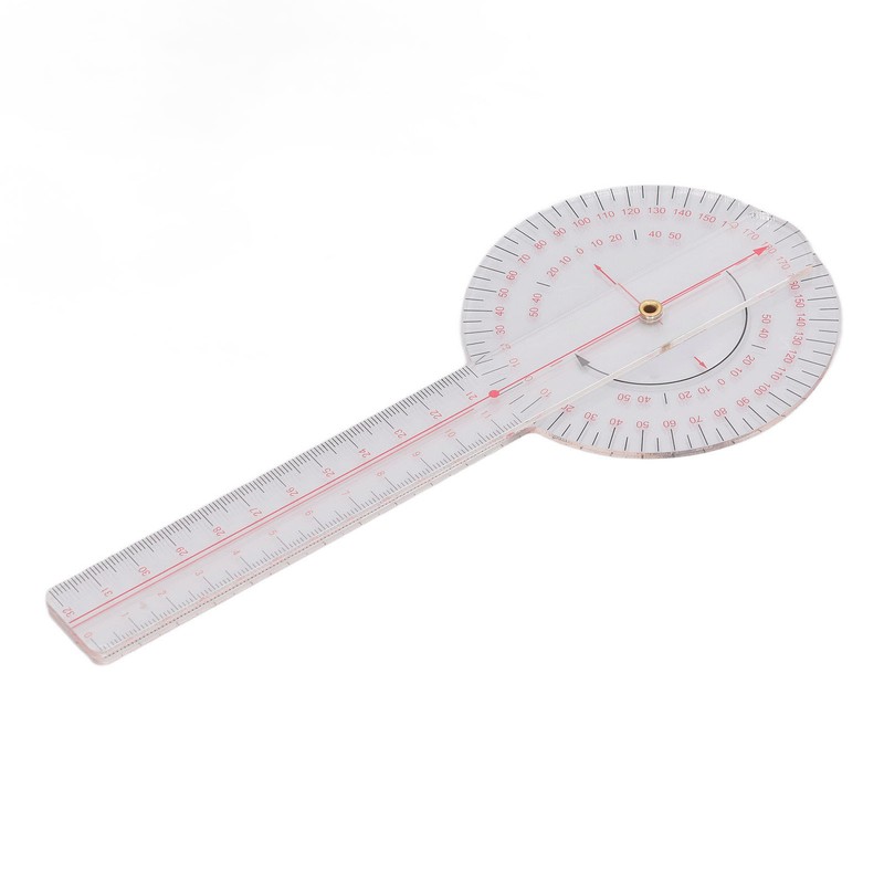 Orthopaedic Use Goniometer 360° Physical Therapy Angle Protractor Ruler for