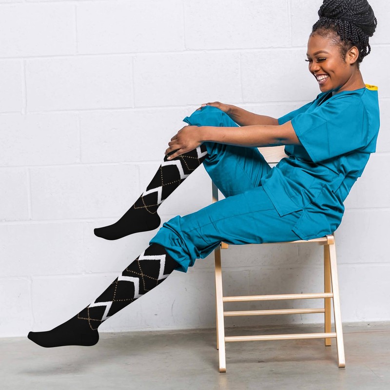 Compression Socks for Women and Men, Knee High Support Socks