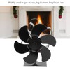 Stove Fan 6 Blades Greater Air Volume Low Noise Operation