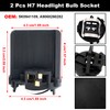 Paifeancodill 2Pcs H7 Headlight Bulb Socket Replacement 5K0941109 A9068260282 Compatible