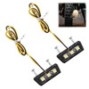2 Pack LED Universal 12V Waterproof Motorcycle License Plate Light