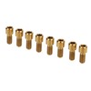 RISK 8Pcs Mountain Bike Pedal Bolts Titanium Alloy Anti Slip