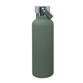 NERTHUS FIH 765 Thermos Flask Double Wall Handle Stopper for Cold and Hot Colds Military Green Stainless Steel 750 ml BPA-Free 18/8