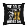 Cool Lineman Gear Electrical Worker Accessories Journeyman Throw Pillow