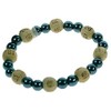 ZORBITZ Hematite and Wood Bracelet, 1 EA
