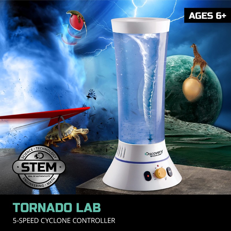 Discovery™ Tornado Lab, 5-Speed Cyclone Controller, Educational Learning Activity Kit,