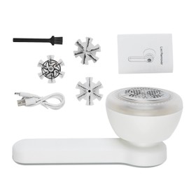 Lint Remover Light Weight USB Powered Lint Shaver White Rechargeable Fabric Shaver for Home Travel Office
