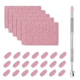 Dual Ended Nail Printer Nail Art Machine with 180 Grit Self-Adhesive Sandpaper Slant Heads Nails Art Pre Polishing Sandpaper Tool for Salon Home Use