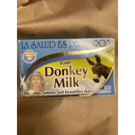 La salud es primero Donkey Milk Soap ( Javon Leche De Burra Hydrates, Soften And Beautifies Skin
