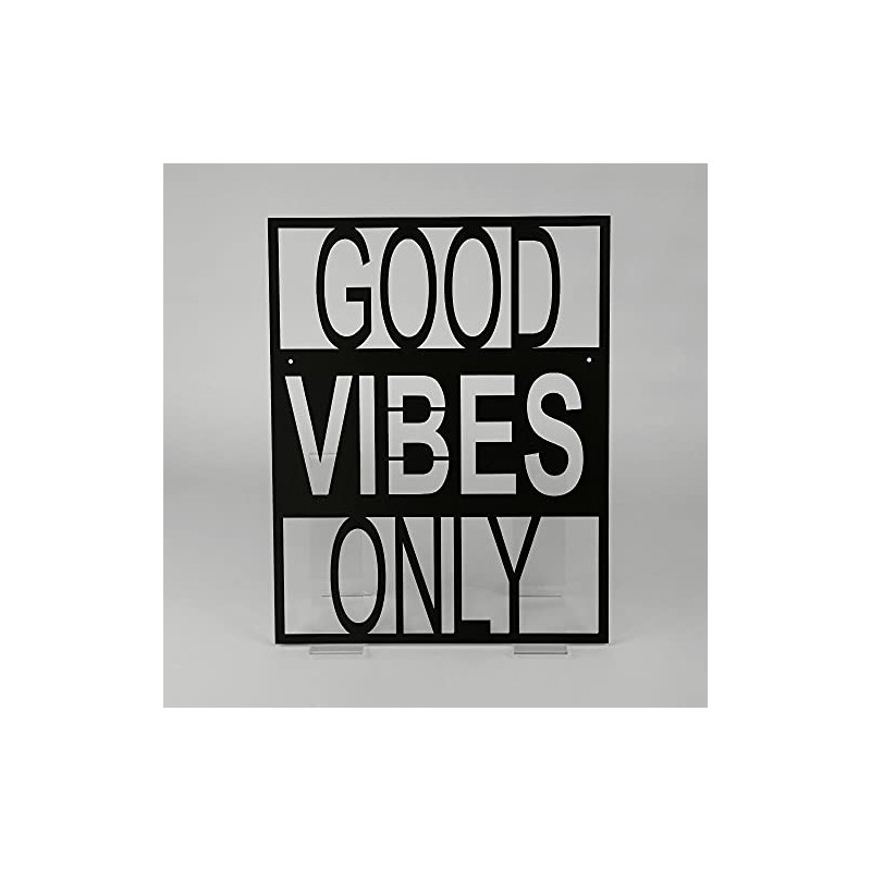 FH FalkonHome Good Vibes Only Metal Sign 318 x 400