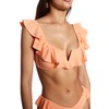 TRENDYOL Women's Bikini Top Bralette Swimwear, Salmon