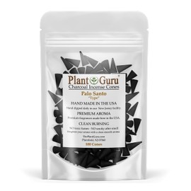 Palo Santo Charcoal Incense Cones 1" TOPFLOW - 100 Pack Bulk - Natural Scented Cones Handmade Hand Dipped