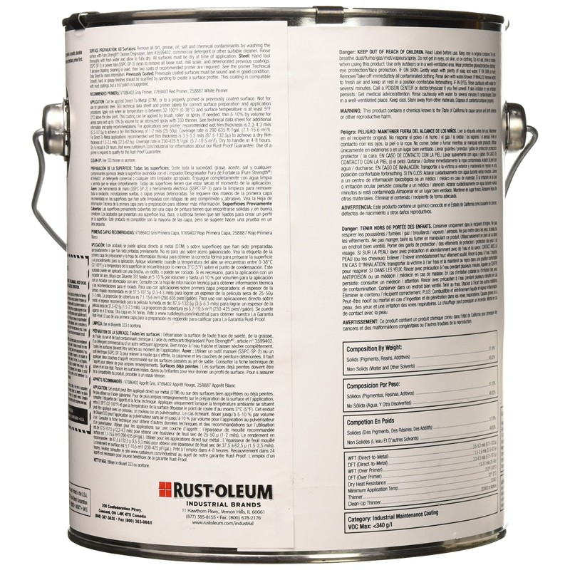 RUST-OLEUM 245477 VOC 7400 Safety Orange
