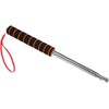 Telescopic Flag Pole, Stainless Steel, 2.5 meters, teacher pointer, black/orange,
