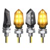 4 Pcs Motorcycle Turn Signals LED Mini Indicators Universal 12V
