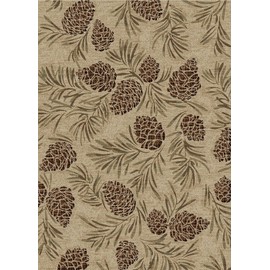 Mayberry Rug Pine Grove Area Rug, 5'3"X7'3", Antique