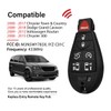 2 Keylessbest Key Fob Remote Replacement for 2016 2017 2018