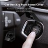 Car Engine Start/Stop Button Cover, Zinc Alloy Car Push Button