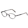 Reptile Gecko Designer Reading Glasses in Matte Black ; +0.00