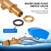 KHEARPSL 1/2 inch Brass Float Valve, Water Float Ball Valve