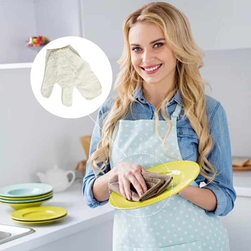 Guantes Exfoliantes de Seda Ajustables para Ducha con Masaje Corporal