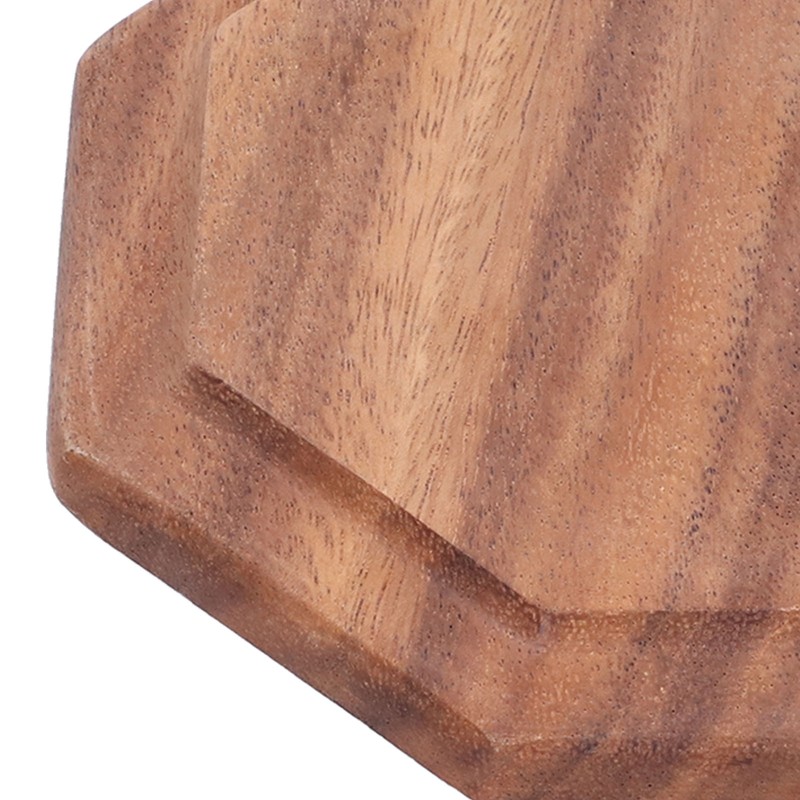 Tea Plate Natural Wood Environmental Protection Uniform Texture Odorless Serving