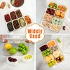 Snackle Box Container, 8 Removable Snack Containers with Lid