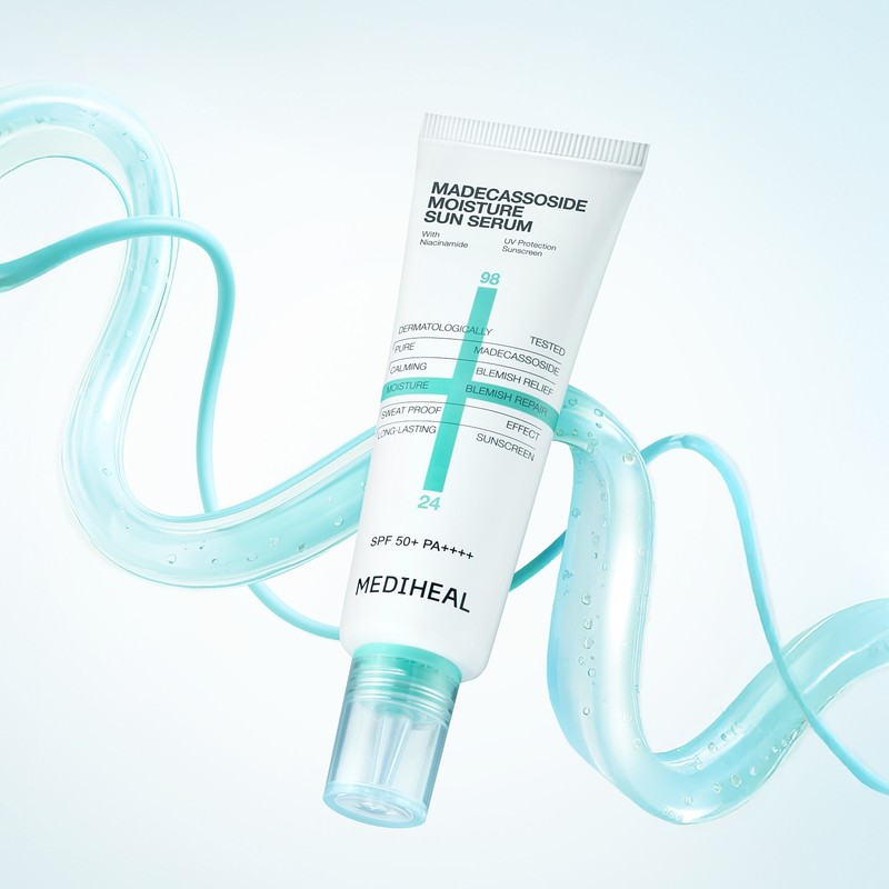 Mediheal Hyeonjong Yang Madecassoside Moisture Sun Serum Trace Repair (SPF
