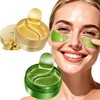 Flouzor - 120PCS Parches de Ojos set,24K Gold Parches Ojos
