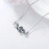 YAFEINI Snake Necklace Sterling Silver Snake Pendant Necklace Jewlery Gifts