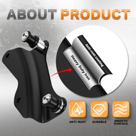 PIKPOP Docking Hardware Kit for Harley Davidson 2014-2025, 4 Point Quick Release Sissy Bar & Touring Luggage Rack Tool for Touring Street Glide CVO Electra Glide Road King Road Glide