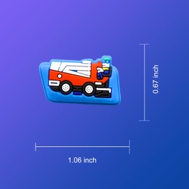 11Pcs Hockey Charms for Croc Clog Shoes Decoration, Ice Hockey Charms Accessories for Shoe (White)