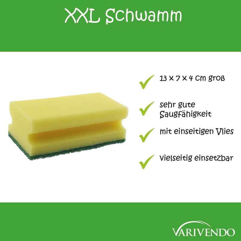 Scouring Pad XXL Kitchen Sponge 130 x 70 x 45