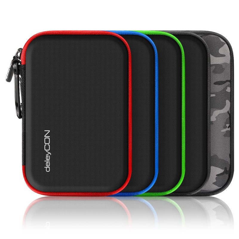 deleyCON Hard Drive Case HDD Case for 2.5 Inch Hard