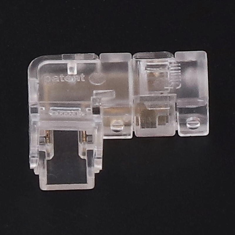 8Pcs 2 Pin 5mm COB LED Strip Light Connectors L